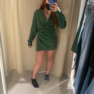 ZARA green dress